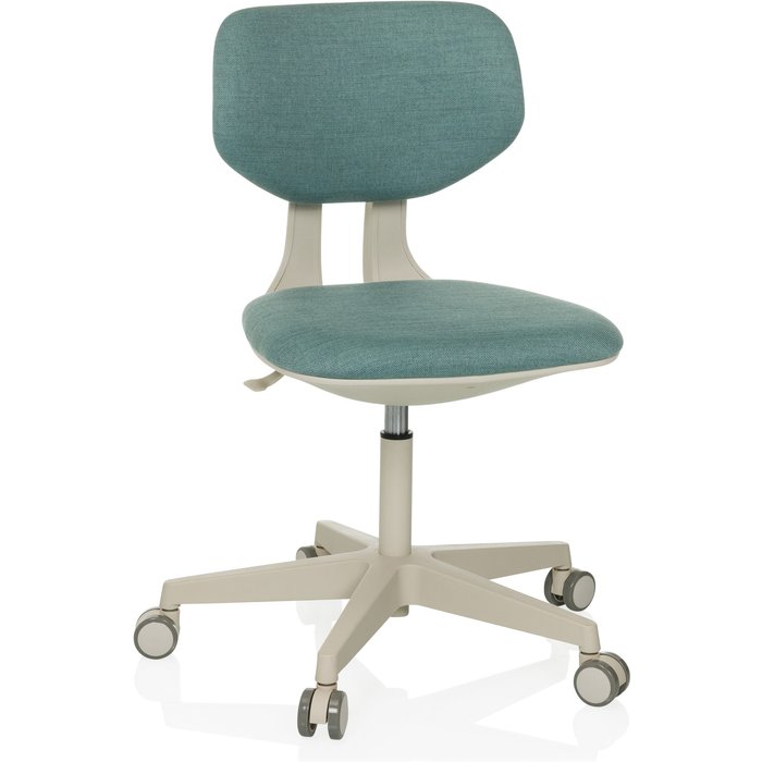 Silla giratoria para niños kid classic azul hjh office