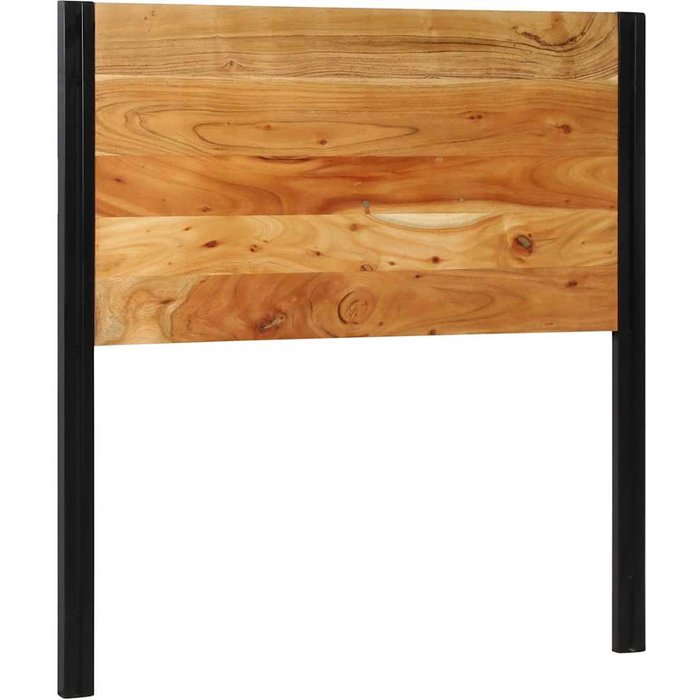 Cabecero de 100 cm en madera maciza de acacia y hierro