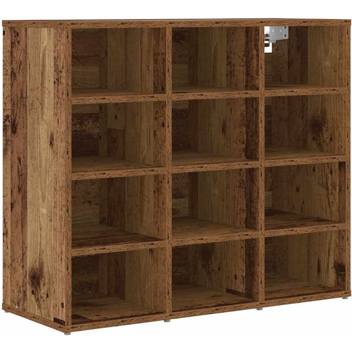 Zapatero madera vieja 77.5 x 30 x 67 cm madera contrachapada - comfortxl