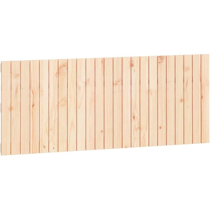 Cabecero de cama de pared madera maciza de pino 147x3x60 cm cfw64298