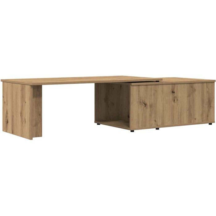 Mesa de centro madera de ingeniería roble artisan 150x50x35 cm - comfortxl