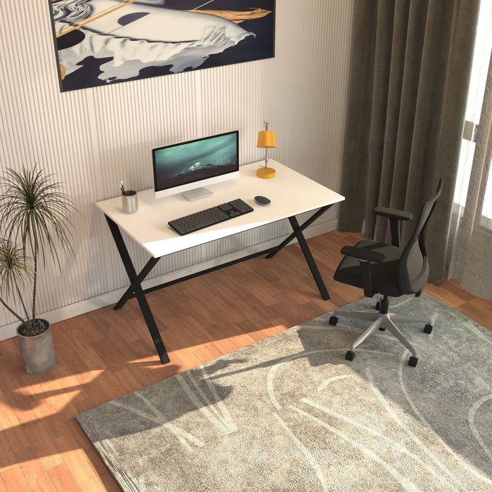 Secretaria de estudio/oficina - élite - negra blanca