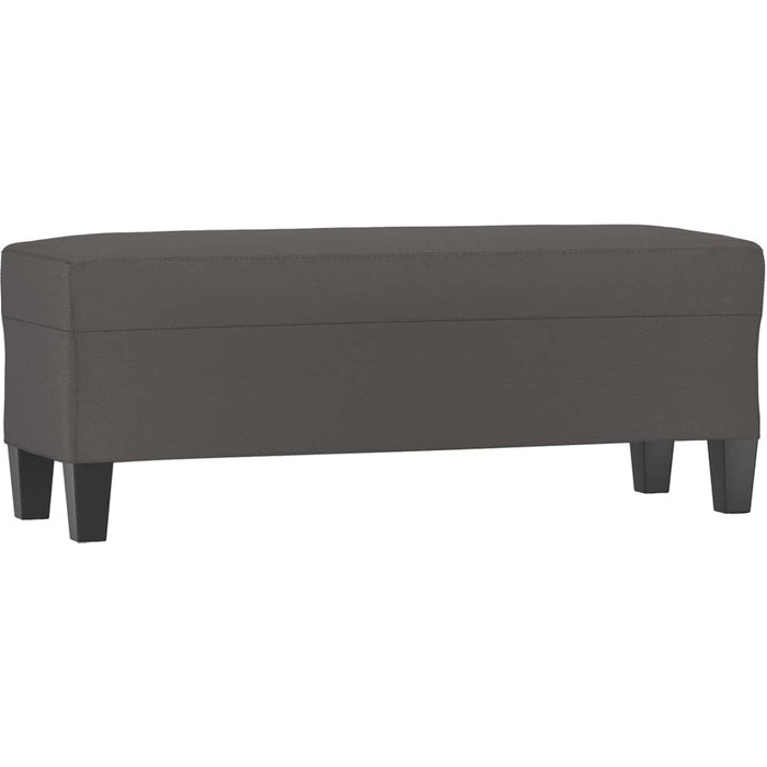 Banco/banco 100 x 35 x 41 cm sintético gris 02_0010491