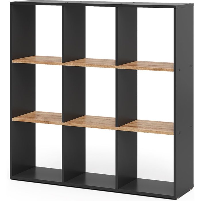 Vicco separador de ambientes nove, antracita/roble dorado, 107.2 x 107.8 cm