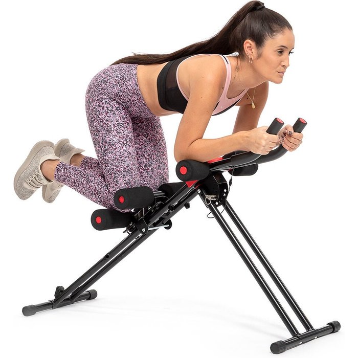 Máquina de abdominales plegable con guía de ejercicios plawer innovagoods