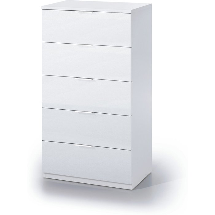 Cómoda 5 cajones fest-blanco artik