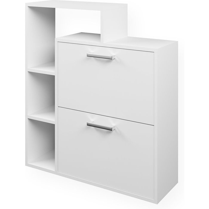 Vicco zapatera abatible orlando, blanco, 24.5 x 90 cm