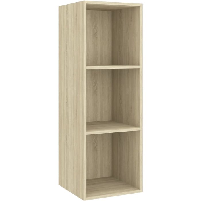 Mueble tv de pared roble sonoma 37x37x107 cm aglomerado