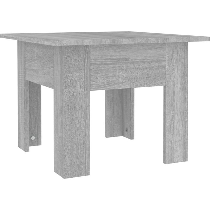 Mesa de centro de madera compuesta gris sonoma 55x55x42 cm - comfortxl