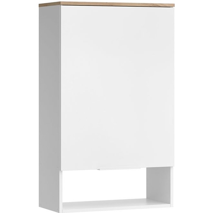 Vicco aparador wido, blanco/sonoma, 60 x 100 cm con puerta