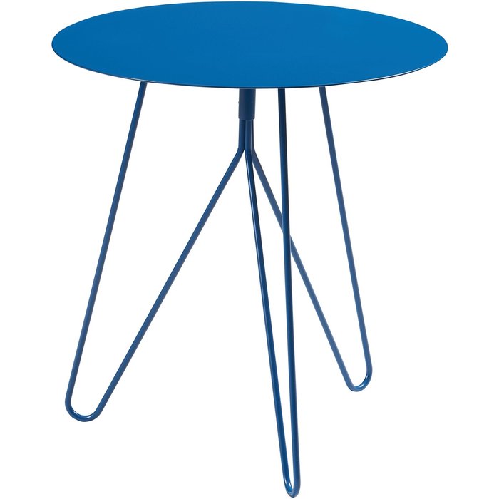 Mesa auxiliar 45 x 43 cm metal azul 03_0010936