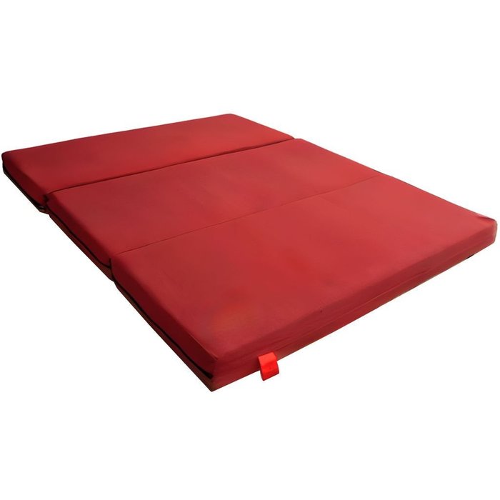 Cama para camper peugeot rifter - 5cm grosor con hr suave 20kg/m3 - rojo