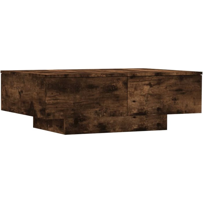 Mesa de centro madera contrachapada roble ahumado 90x60x31 cm - comfortxl