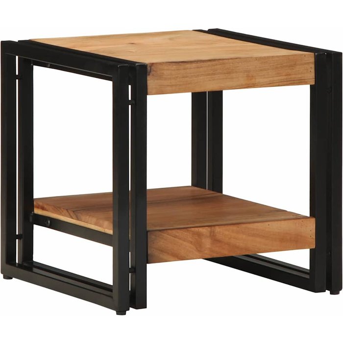 Mesa de café marrón 40 x 40 x 38 cm madera de acacia sólida vidaxl