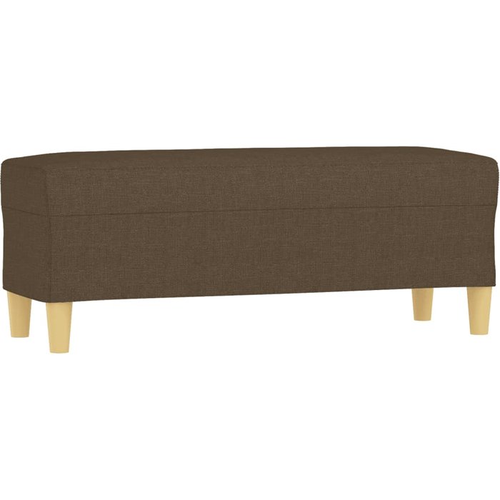 Banco/banqueta 100 x 35 x 41 cm tela marrón 02_0010588