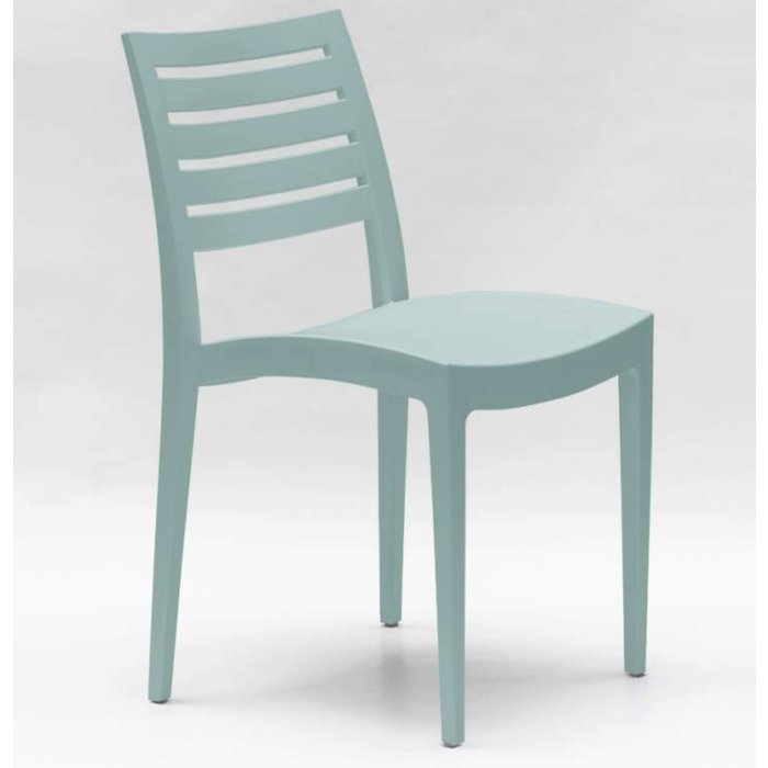 Silla apilable raykan de polipropileno-color beige claro