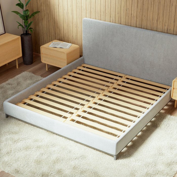 Listones de cama de madera maciza de abeto 200x200