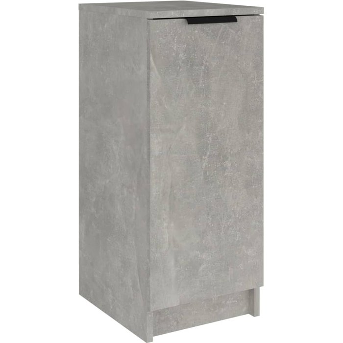 Mueble zapatero madera contrachapada gris hormigón 30x35x70 cm - comfortxl