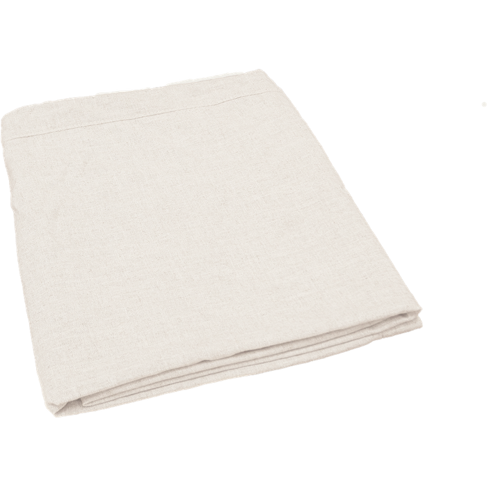 Claire - funda para cabecero de lino blanco de 120x110cm - decowood