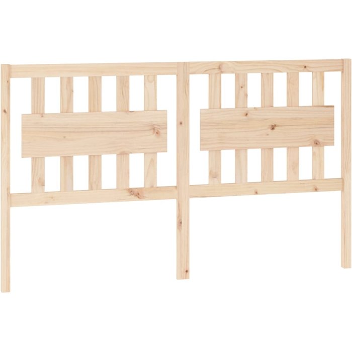 Cabecero de cama - mueble cabecero madera maciza de pino 155,5x4x100 cm