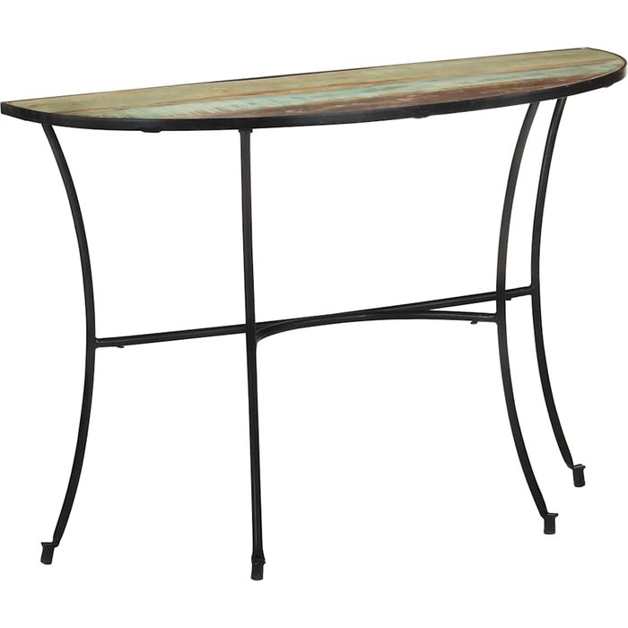 Mesita auxiliar de 110x40x77 cm. madera maciza reciclada.