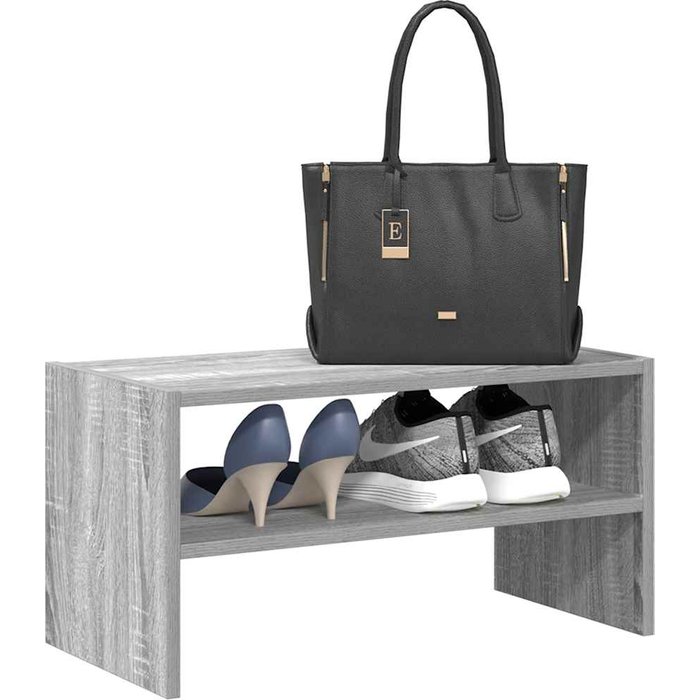 Maison exclusive - zapatero apilable gris sonoma 60x30x30,5 cm