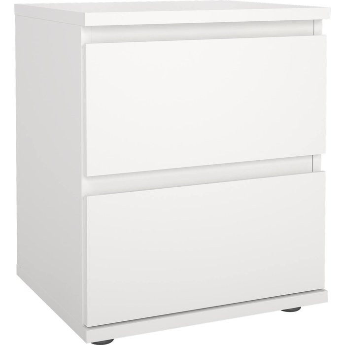 Mesita de noche jucar 40x34x48 cm color blanco