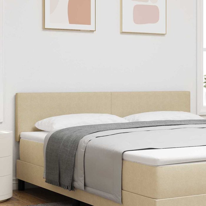 Cabecero led con tiras led verde grisáceo 180 cm tela de pana vidaxl