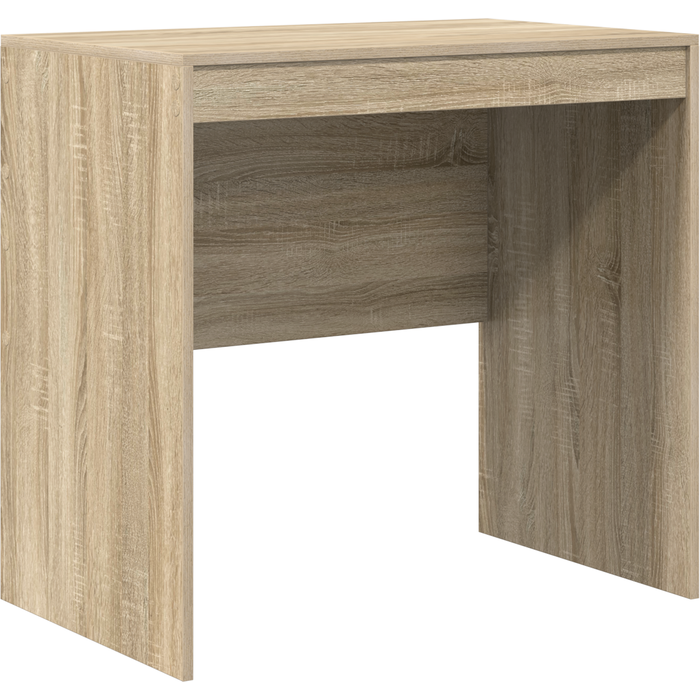 Escritorio de roble de sonoma 80x50x76 cm de madera ingenierizada cfw22778