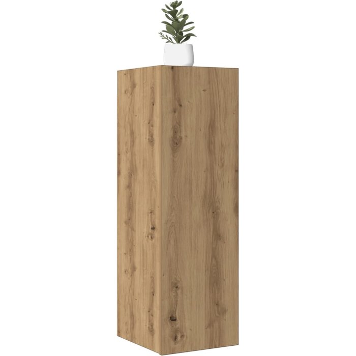 Maison exclusive - mueble de tv madera de ingeniería roble artisan 30,5x30x90 cm