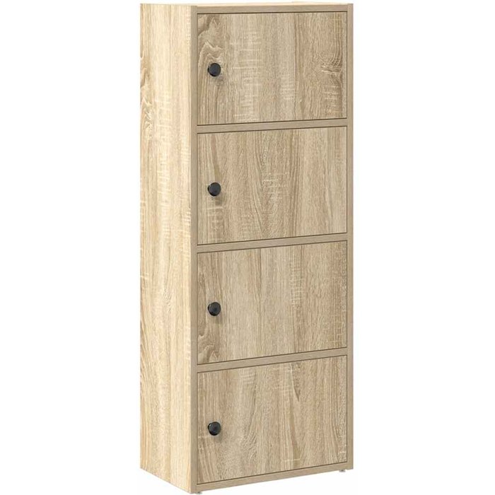 Estantería de madera de ingeniería roble sonoma 40x24x102 cm – comfortxl