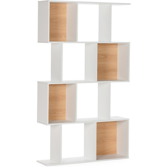 Estantería nagato 8 huecos color blanco