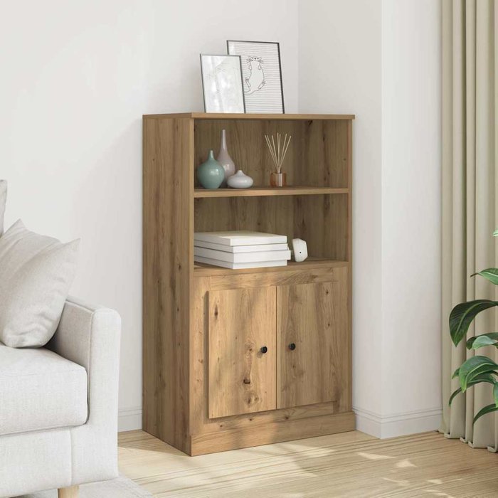 Maison exclusive - aparador madera de ingeniería roble artisian 60x35,5x103,5 cm