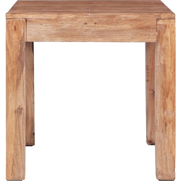 Mesa de centro de madera maciza de caoba 53x50x50 cm - comfortxl