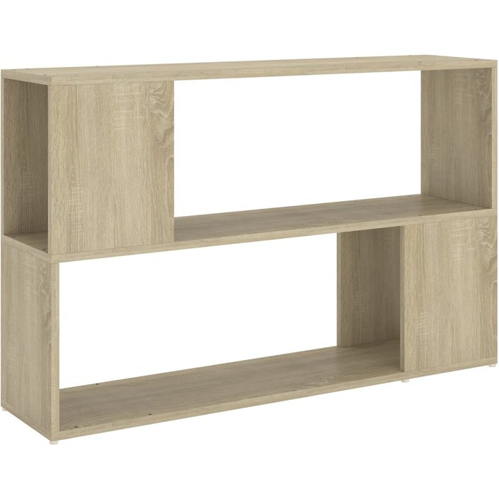 Librería de madera contrachapada roble sonoma 100x24x63 cm – comfortxl