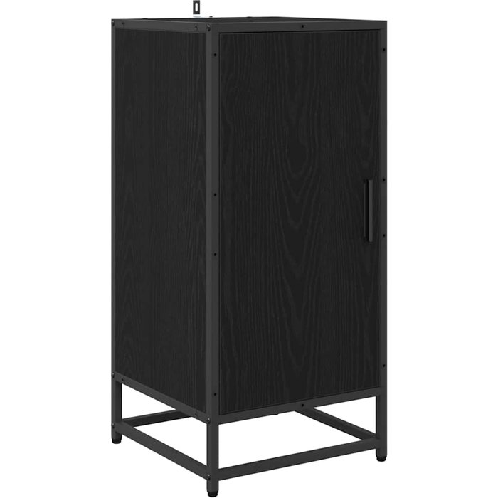 Vitrina | aparador roble negro 35 x 35.5 x 76 cm madera contrachapada