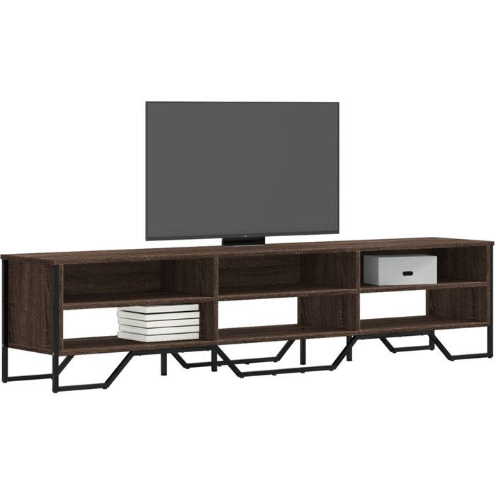 Vidaxl mueble de tv madera de ingeniería roble marrón 180x34x41 cm