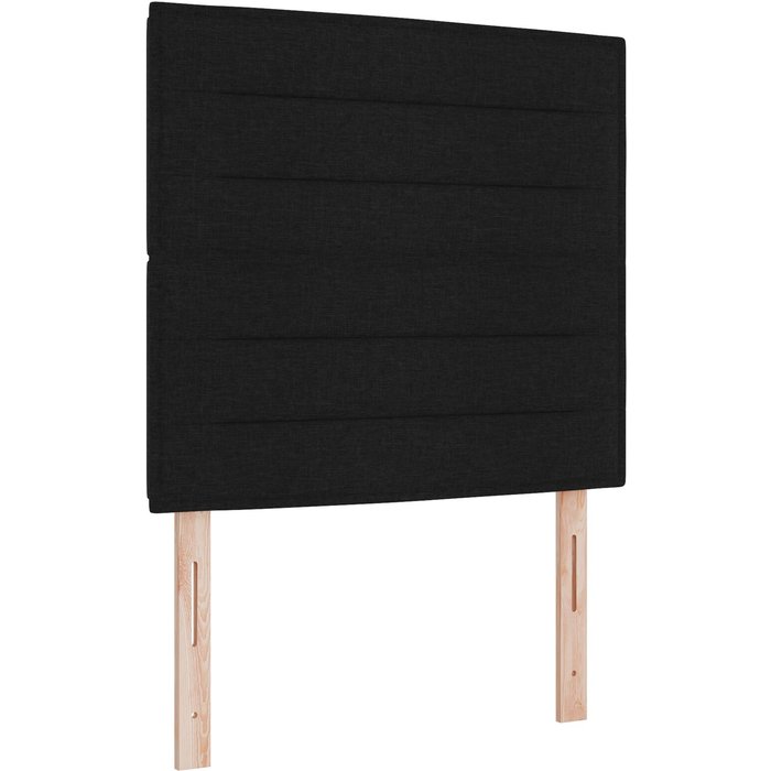 Cabecero diseño lines negro 90 cm tela cfw1823551