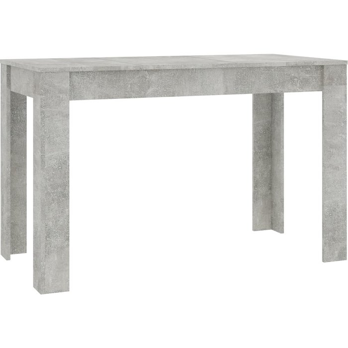 Mesa de comedor | mesa cocina de madera de ingeniería gris 120x60x76 cm cfw11469