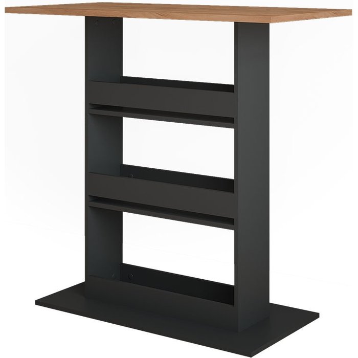 Vicco mesa de bar repose, oro power roble/antracita, 110 x 55 cm