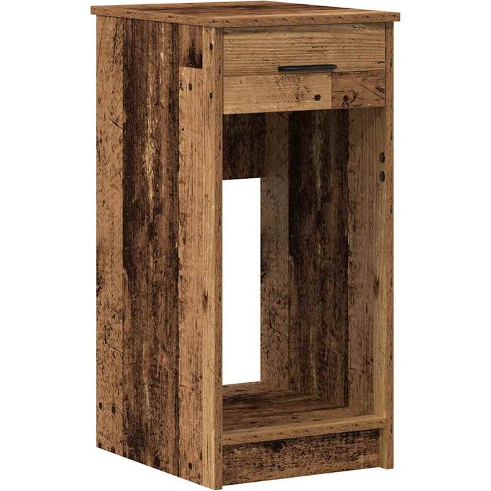 Torre de ordenador con cajón madera vieja 35x45x77 cm cfw14888