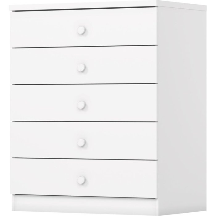 Cómoda blanca 5 cajones mint