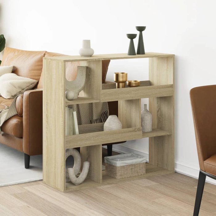 Separador de ambientes madera roble sonoma 100x33x94,5 cm vidaxl