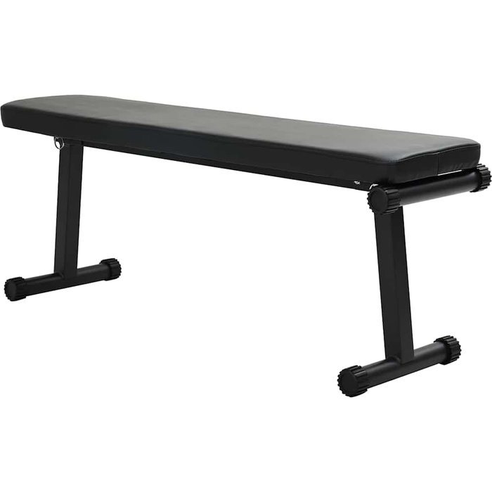 Banco de pesas manual negro 108 x 27 x 41 cm