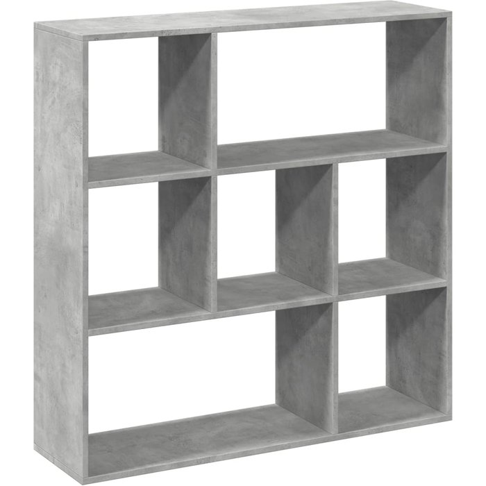 Librería divisora madera gris hormigón 102x29x103,5 cm – comfortxl
