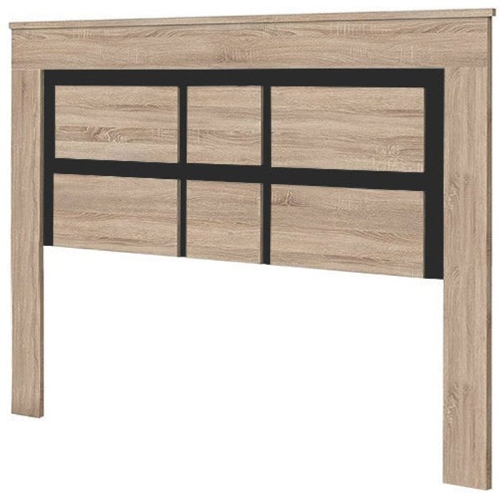 Cabecero de matrimonio kiara 160cm cambria y grafito