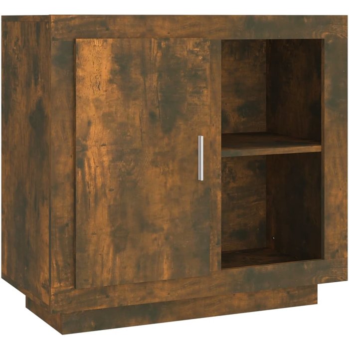 Aparador color roble ahumado 80x40x75 cm - comfortxl