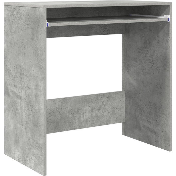 Escritorio de computadora gris concreto tablero de partículas cfw74737