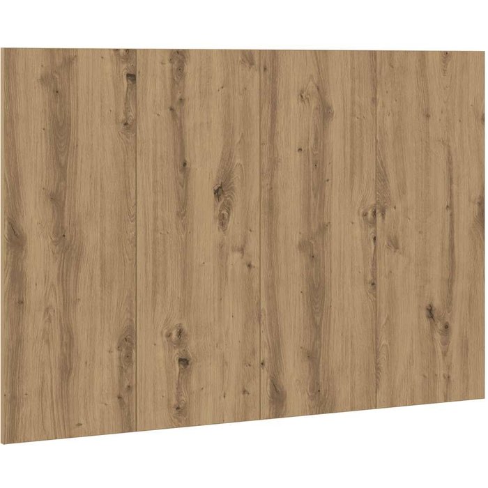 Cabecero de cama - mueble cabecero madera ingeniería roble artisan 120x1,5x80 cm