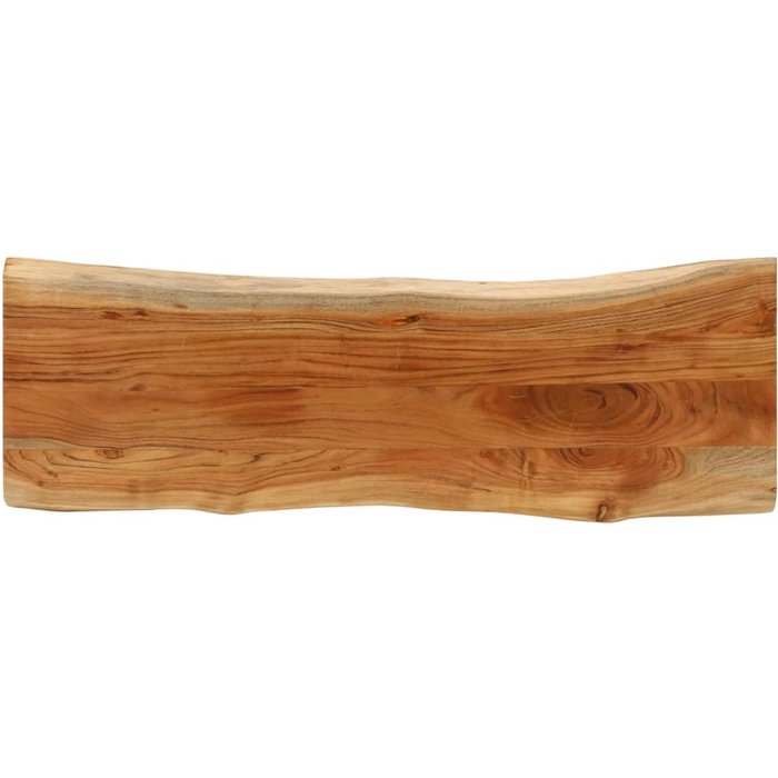 Tablero de mesa 110x40x3,8 cm rectangular de madera maciza de acacia